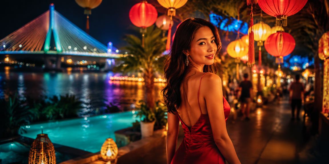 Không khí chợ đêm Cần Thơ về khuya – người dùng thư giãn và chơi live casino trên điện thoại