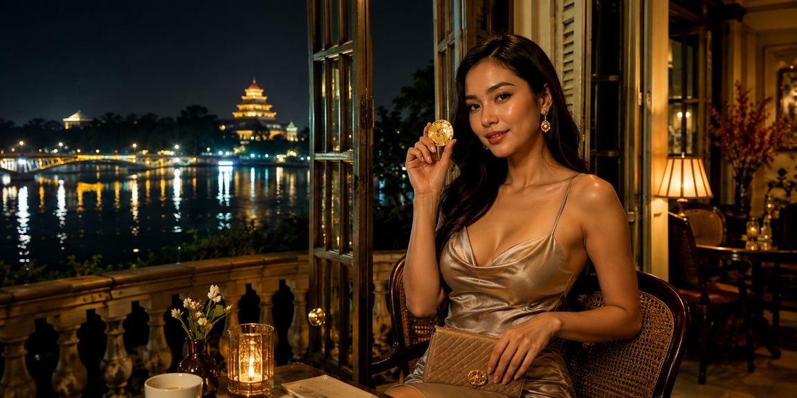 Người dùng xem kết quả xổ số bên tách cà phê tại Huế theo phong cách Việt Nam